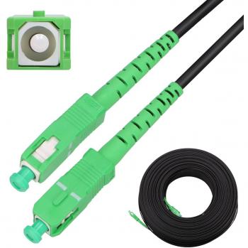 Patchcord Extralink SC/APC-SC/APC Redondo, drop, monomodo, Simplex, G.657A2, 60m