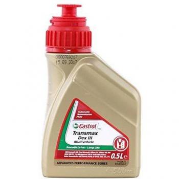 Castrol Aceites Gear y Reductor Aceites transmax Dex III multivehicle Botella de 500 ml