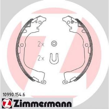 Juego de zapatas de frenos ZIMMERMANN 10990.154.6, frenos de tambor