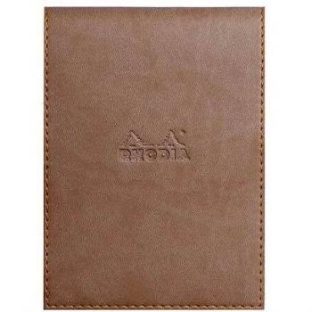 Funda porta-bloc + bloc Rhodia 138104C - Cuadricula (5x5mm)