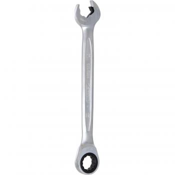 Llave combinada de carraca duo GEARplus KS TOOLS 503.5224 con función de carraca en la llave fija, tamaño 24mm, diseño poligonal y boca de trinquete