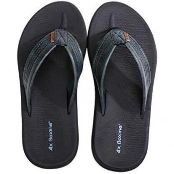 ARRIGO BELLO Chanclas Hombre Flip Flops Cuero Sandalias Verano Antideslizante Piscina Playa Interior Talla 41-46