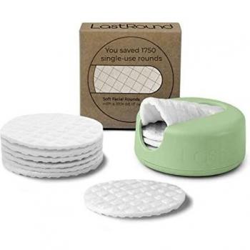 LastRound Reusable Cotton Pads by LastObject - Eco Friendly Alternative to Single Use Cotton Rounds - Consists of 7 Reusable Makeup Remover Pads - Made in Denmark
