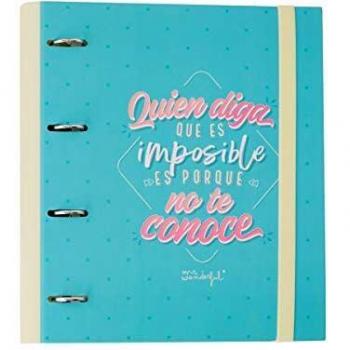 Carpeta con anillas - Quien diga que es imposible, no te conoce