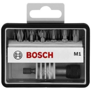 Bosch 2 607 002 563 - Set de 12+1 puntas de atornillar Robust Line, M extraduras - 25 mm, 12+1tlg.