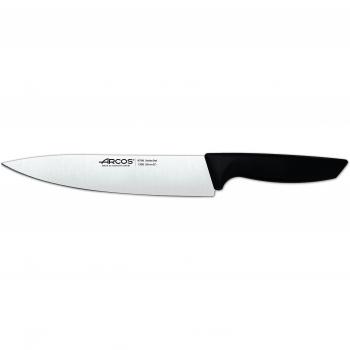 Arcos Serie Niza, Cuchillo Cocinero, Hoja de 200 mm, Mango Color Negro