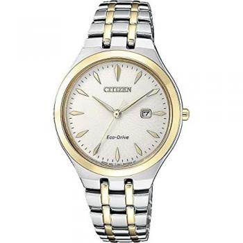 Reloj de Dama Citizen Elegance Eco Drive EW2494-89B 32mm Bicolor Acero inoxidable 3ATM