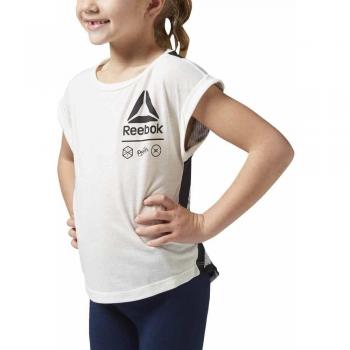 Reebok G Ftr Tee Camiseta, Niña, Negro