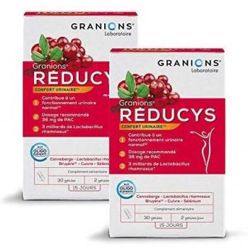 Granions Reducys Confort Urinario 2x30 Cápsulas (-50% en la segunda caja)