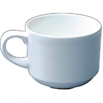 Churchill Alchemy C747 apilables taza de té, color blanco