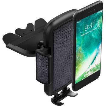 Soporte Móvil Coche para Ranura de CD de Coches ,Tohayie CD Slot Car Mount con Sostenedor 360 ° Rotación para iPhone 7/7Plus/6 /6 Plus /6S/SE, iPod Touch,Nexus 4/5, HTC, Motorola, Sony y Dispositivos GPS.