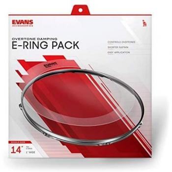 Evans 14 Clear E-Ring Pack of 10 - 2.5 cm Wide