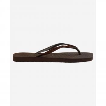 Havaianas - Chanclas de baño de mujer Square Glitter Havaianas, Color: Marrón oscuro, Tipo: Chanclas de baño