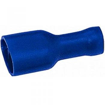 Conector de cable HELLA 8KW 708 374-003 con protección contra polvo - azul - para secciones de 1.5mm² a 2.5mm² - Flachsteckhülse - 6