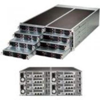 Supermicro SYS-F618R2-RT+ Super Server Rack-Mountable 8 Nodes 2-Way 4U Cluster Server