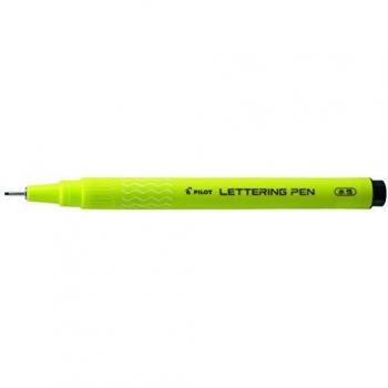Marcador para Caligrafía Pilot Lettering 1.0 mm, rotulador de tinta negro, punta de 1.0 mm, ideal para caligrafía y lettering, tinta a base de agua, secado rápido,