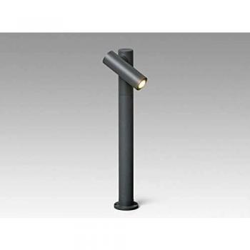 Baliza de jardín Spy-2 Gris Oscuro LED 6W 3000K 43cm