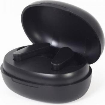 Auriculares True Wireless Estéreo (TWS) Gembird Malmo con Micrófono, Bluetooth, Activa Ruidos, Color Negro