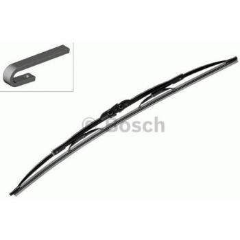 Limpiaparabrisas BOSCH 3 397 001 741, tipo de producto: limpiaparabrisas, características: diseño aerodinámico, tecnología de goma flexible para un mejor contacto con el cristal, fácil instalación,