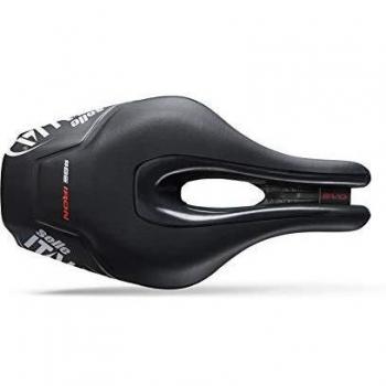 SELLEITALIA Iron EVO Sillìn Bicicleta de Carretera, Unisex, Nero, U3