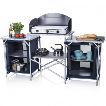 CAMPART Travel KI-0732 - Cocina de camping, color azul