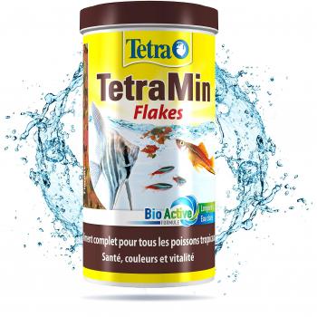 Tetra Min Complete Feed 1 litro - alimento completo para peces, en formato líquido de 1 litro, diseñado para una nutrición equilibrada y saludable de todo tipo de peces ornamentales
