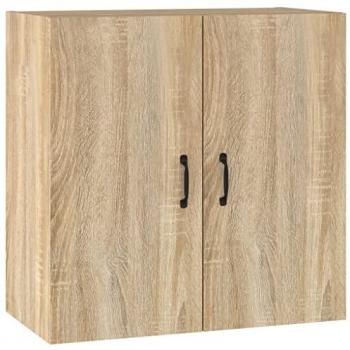 Armario de pared madera contrachapada roble Sonoma 60x31x60 cm Marrón