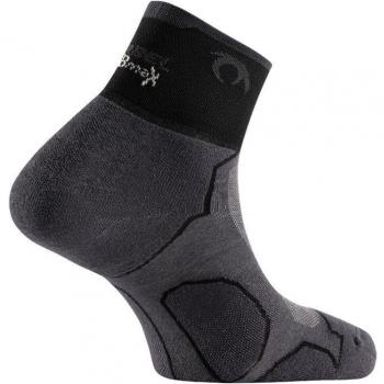 Calcetines Lurbel Desafio Three para trail running en color marengo/negro, unisex