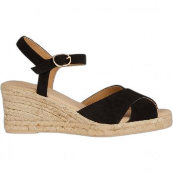 Sandalias de cuña Geox Gelsa Low para mujer en negro, talla 40