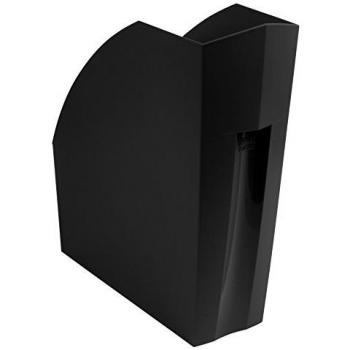 Exacompta The Magazine Ecoblack - Revistero, color negro