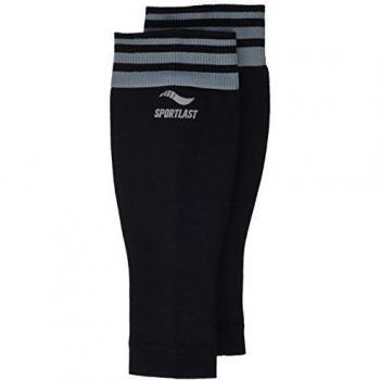 Sportlast Premium Pantorrilleras, Negro / Gris, XS