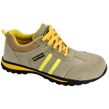 Wolfpack Bota Deportiva Calzado de Seguridad Modelo Tomcat S1P Talla 38 PU/MESH/NYLON Composite Anticorrosión