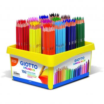 Giotto Stilnovo Lápices de Colores, Schoolpack 192 Uds.