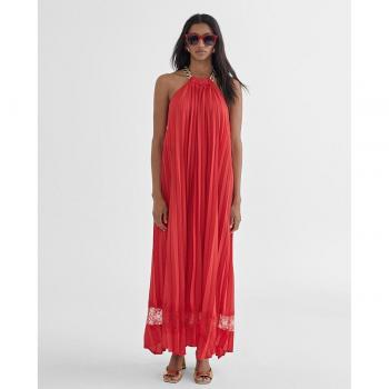 Vestido largo halter de Lola Casademunt
