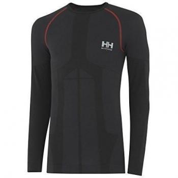 Helly hansen workwear 75083 - Manga larga camisa de manga larga kastrup elite camisa funcional l, negro,