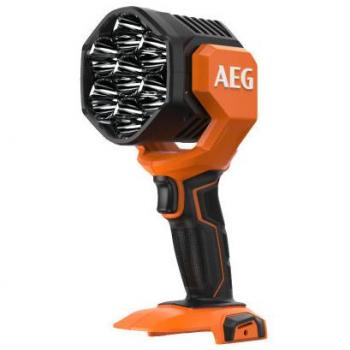 Foco de Iluminación LED AEG 18V, 3.000 lúmenes, cabeza pivotante a 195º, rosca para fijación a trípode, versión cero