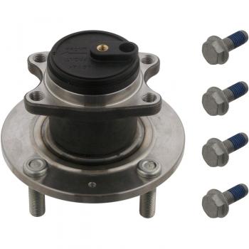 Juego de cojinete de rueda FEBI BILSTEIN 32580 con sensor ABS y tornillos de fijación para Mitsubishi y Smart
