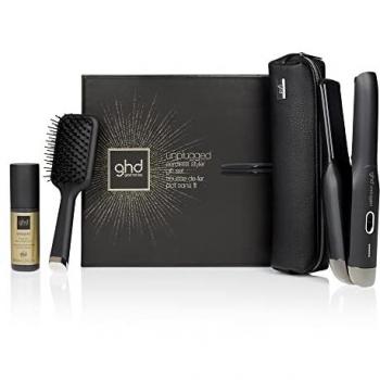 Set de Regalo GHD Unplugged - Plancha de Pelo Inalámbrica 2022 con Cepillo Paddle Mini y Funda Resistente