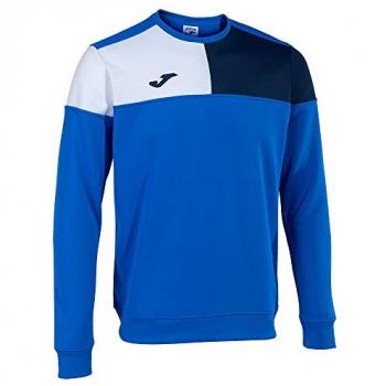 Sudadera de Fútbol Joma Crew V Hombre Niño Marino Blanco