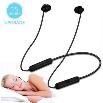 GOOJODOQ Auriculares para Dormir Bluetooth 5.0 Auriculares Inalámbricos Suaves en el oído con Chip CSR8635 Actualizado para el Insomnio, Gimnasio, Relajación, Deportes y Aprendizaje