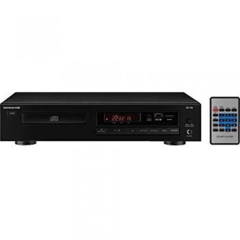 Reproductor CD/MP3 estéreo Monacor CD-156 con interfaz USB 2.0, montaje en rack de 19