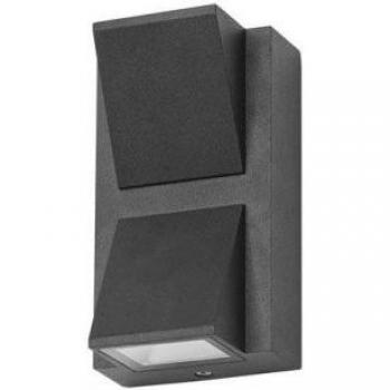 Aplique de Pared Loyd LED 3000°K 5,9W Negro IP54 Doble Emisión 155Lm