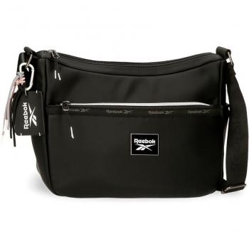 Reebok - Bolsa de viaje bandolera Tina con capacidad para 9L, color negro