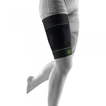 Bauerfeind Sports Compression Upper Leg (Short) Sleeve - Black - Size M