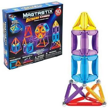 Cra-Z-Art - Juego de construcción Magtastix Extreme Combo, 50 piezas