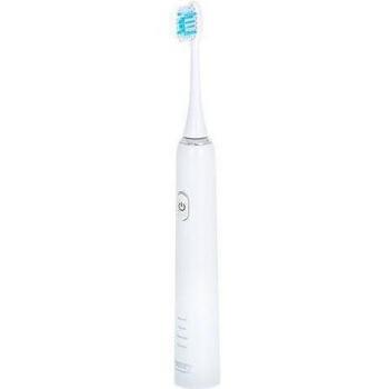 Adler Camry CR 2173 Cepillo Dental Sónico Recargable con Tecnología Bluetooth y 2 Cabezales de Repuesto - Blanco