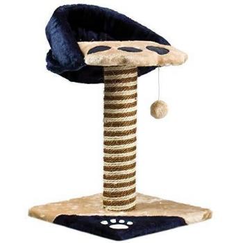 ARQUIVET Rascador Gatos Poste y Asiento Felix - 35 x 35 x 63 cm - Rascadores Grandes - Arañador para felinos Vertical - Accesorios para Gatos - Afilador de uñas - Juguetes para Gatos