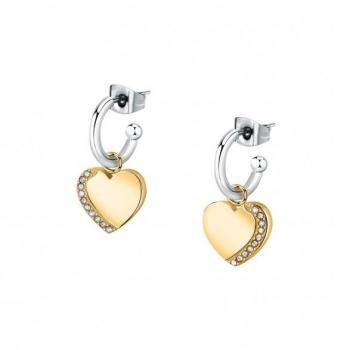 Pendientes de Acero para Mujer Morellato SAVL08 - Diseño elegante, material resistente al óxido, cierre de presión, estilo moderno y sofisticado