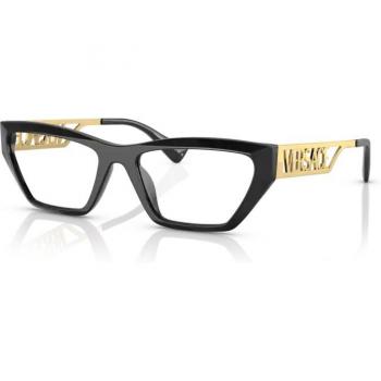 Versace VE3327U GB1 Women's Geometric Black Eyeglasses (Frame Only)