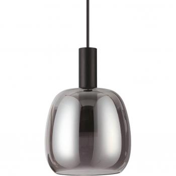 Ideal Lux Coco Lámpara Colgante Negro-Humo Ø 15 cm